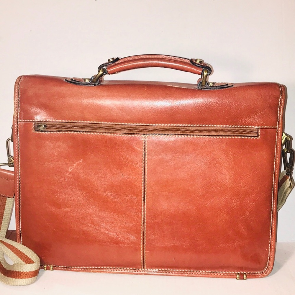 Ellington Leather Lockable Briefcase Messenger Bag - image 2